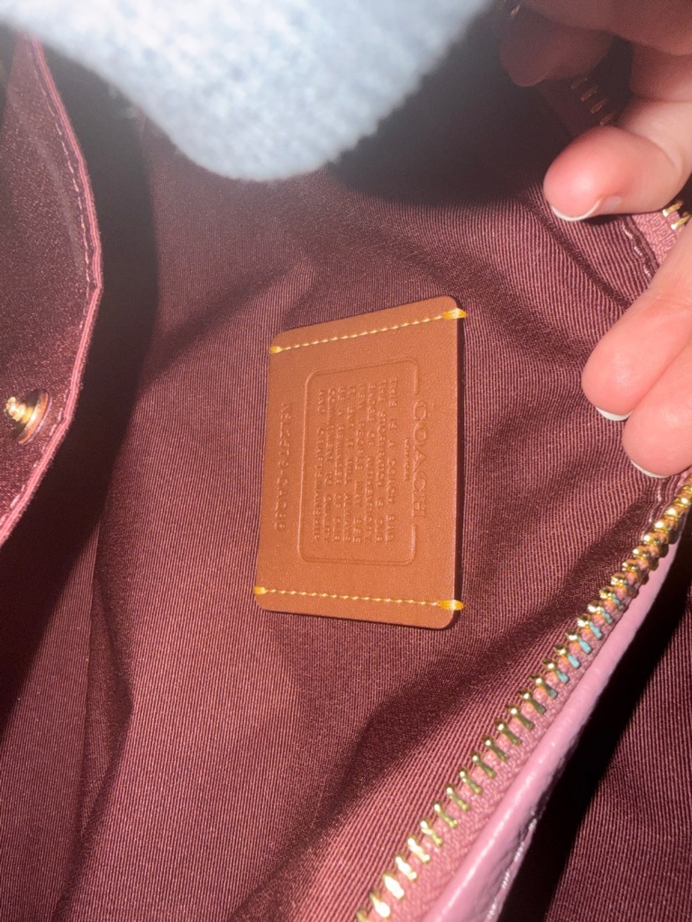 Coach Erin Shoulder Bag- Peony - Picture 5 of 5